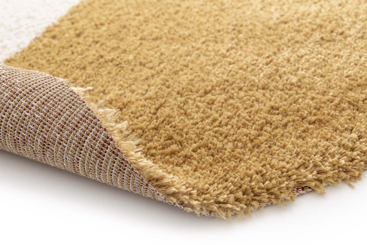 Hochflor Runder Teppich - Mirage Axis Olivgrün/Gelb Hochflor Runder Teppich - Mirage Axis Olivgrün/Gelb