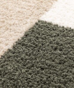 Hochflor Runder Teppich - Mirage Axis Olivgrün/Gelb Hochflor Runder Teppich - Mirage Axis Olivgrün/Gelb