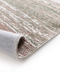 Designer Teppich - Velura Waldgrün/Rot Designer Teppich - Velura Waldgrün/Rot