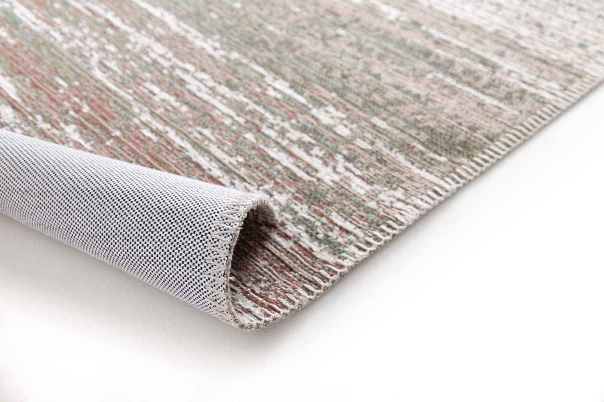 Designer Teppich - Velura Waldgrün/Rot Designer Teppich - Velura Waldgrün/Rot