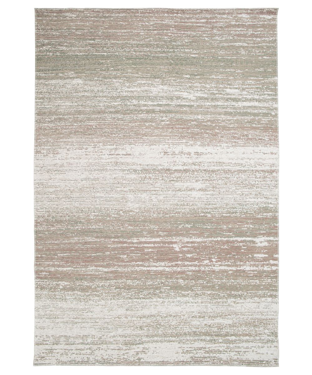 Designer Teppich - Velura Waldgrün/Rot - overzicht Designer Teppich - Velura Waldgrün/Rot - overzicht