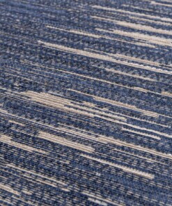 Abstrakter Teppich - Sapphire Ripple Jeansblau