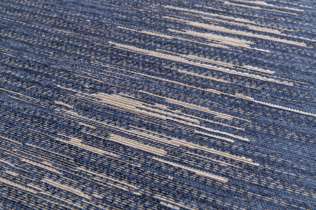 Abstrakter Teppich - Sapphire Ripple Jeansblau Abstrakter Teppich - Sapphire Ripple Jeansblau
