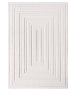 Outdoor-Teppich - Elvora Frame Creme - overzicht