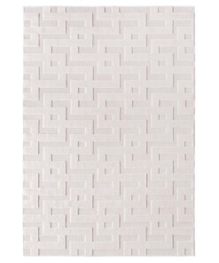 Outdoor-Teppich - Elvora Grid Creme - overzicht