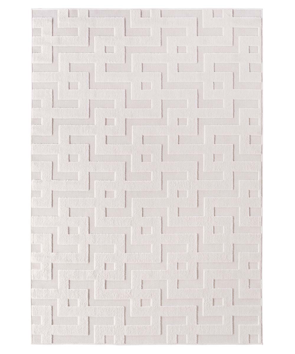 Outdoor-Teppich - Elvora Grid Creme - overzicht Outdoor-Teppich - Elvora Grid Creme - overzicht