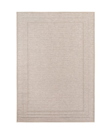 Outdoor Teppich - Mira Frame Beige - overzicht, thumbnail
