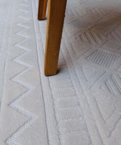 Balkonteppich - Elvora Linea Creme