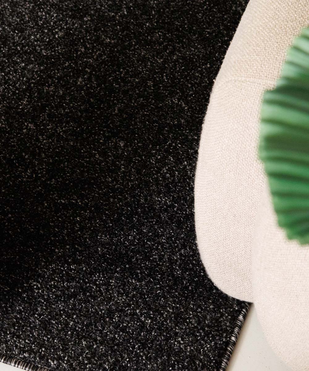 Kurzflor Teppich Quadratisch Fine - Anthrazit Kurzflor Teppich Quadratisch Fine - Anthrazit