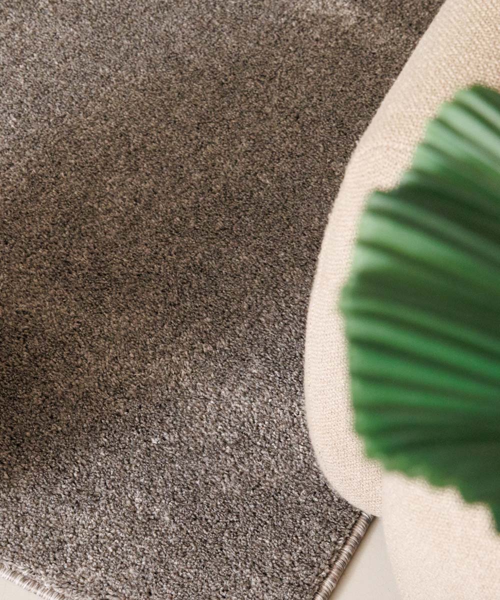 Kurzflor Teppich Quadratisch Fine - Hellgrau Kurzflor Teppich Quadratisch Fine - Hellgrau