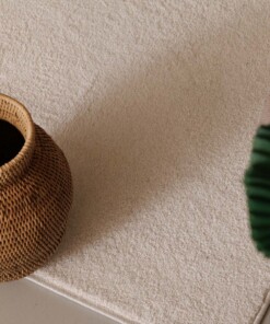 Kurzflor Teppich Fine - Champagner