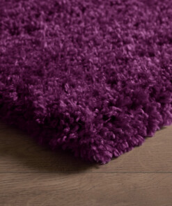 Hochflor Teppich - Cozy Shaggy - Lila - close up, thumbnail