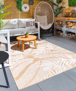 Outdoor Teppich Jute Optik - Borealis Beige/Creme