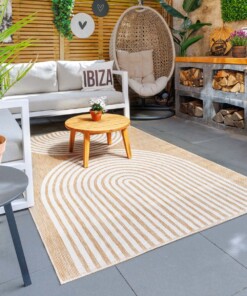 Outdoor Teppich Jute Optik - Serenity Beige/Creme