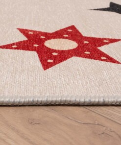 Kinderteppich Bär - Happy Dreams Bunt - close up, thumbnail