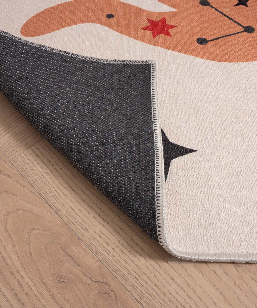 Kinderteppich Hase - Happy Dreams Bunt - close up Kinderteppich Hase - Happy Dreams Bunt - close up