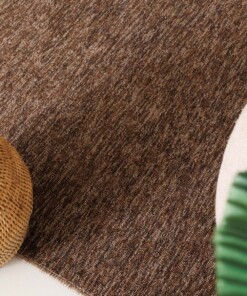 Schlingenteppich Quadratisch Lush - Braun