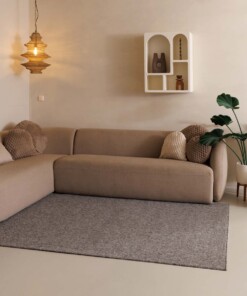 Schlingenteppich Lush - Grau