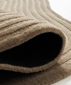 Organischer Design Teppich - Balans Flow Beige - close up, thumbnail Organischer Design Teppich - Balans Flow Beige - close up, thumbnail