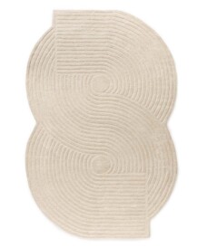 Organischer Design Teppich - Balans Infinity Elfenbein - overzicht, thumbnail