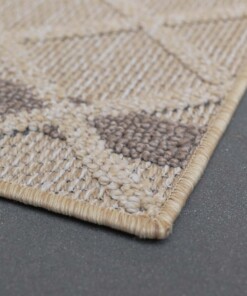 Outdoor Teppich Raute - Retreat Beige