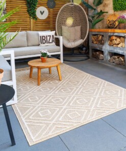 Outdoor Teppich Design - Retreat Beige