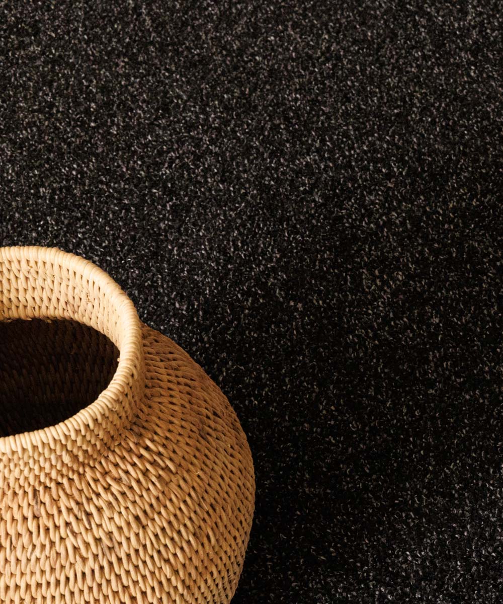 Teppich Rund Kurzflor Fine - Anthrazit Teppich Rund Kurzflor Fine - Anthrazit