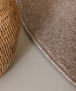 Teppich Rund Kurzflor Fine - Beige Teppich Rund Kurzflor Fine - Beige