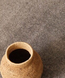 Teppich Rund Kurzflor Fine - Hellgrau