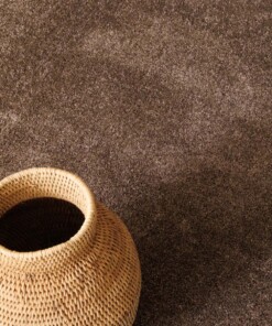 Teppich Rund Kurzflor Fine - Mocca