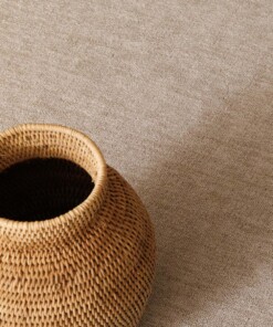 Schlingenteppich Rund Lush - Creme