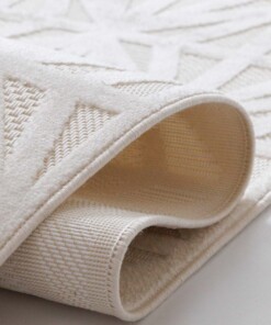 Balkonteppich - Elvora Bloom Creme - close up, thumbnail Balkonteppich - Elvora Bloom Creme - close up, thumbnail