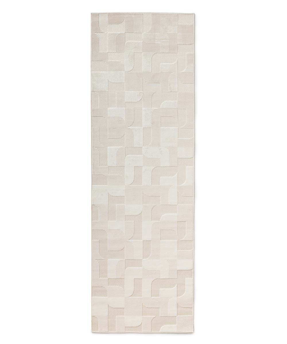 Balkonteppich - Elvora Curve Creme - overzicht Balkonteppich - Elvora Curve Creme - overzicht