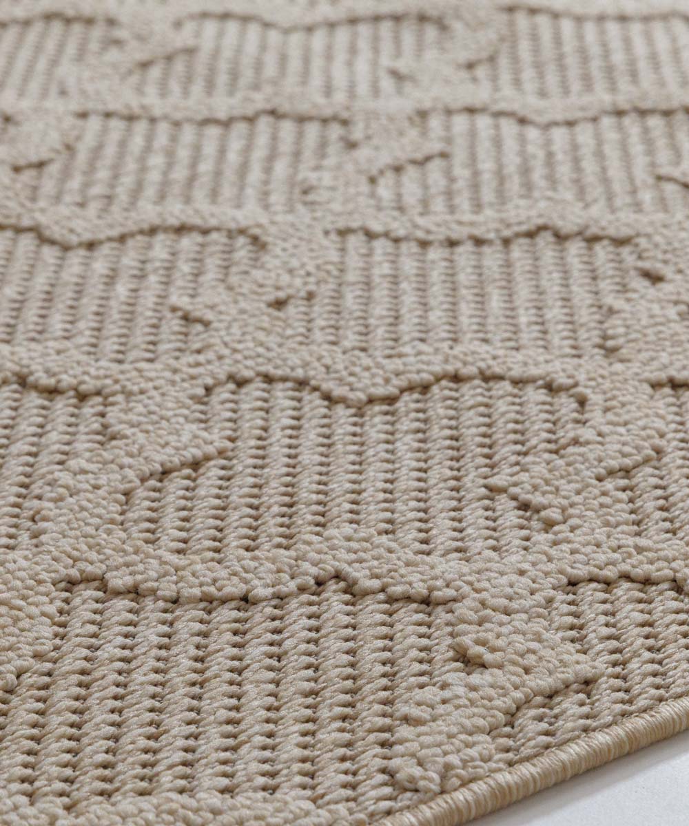 Balkonteppich - Trellis Retreat Beige - close up Balkonteppich - Trellis Retreat Beige - close up