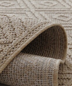 Balkonteppich Design - Retreat Beige - close up