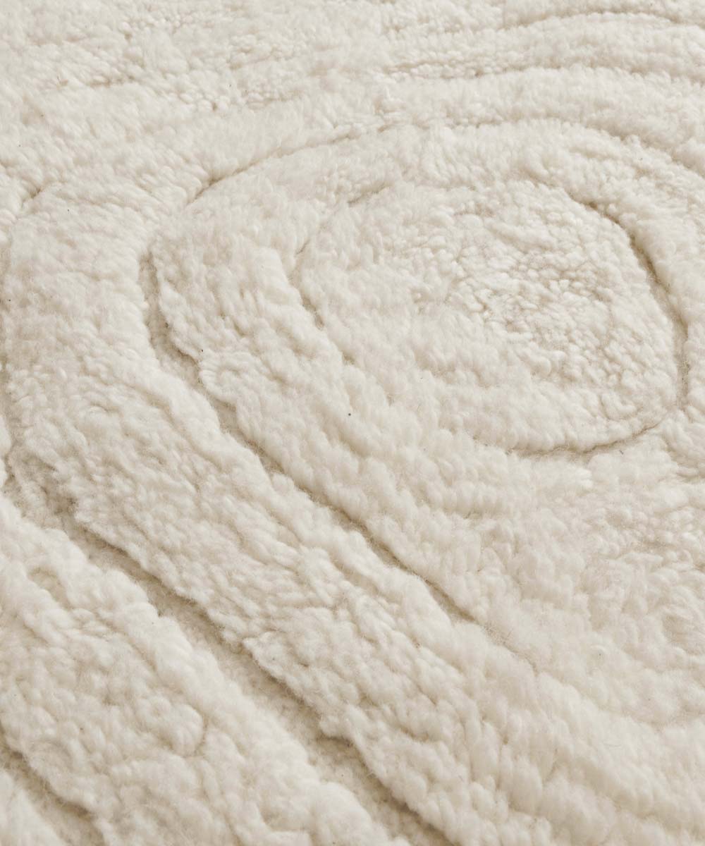 Baumstamm Teppich - Isdal Elfenbein - close up Baumstamm Teppich - Isdal Elfenbein - close up