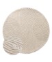 Runder Design Teppich - Balans Tree Elfenbein - overzicht, thumbnail