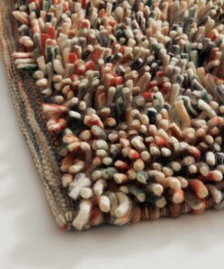 Hochflor Wollteppich - Aurelia multi - close up