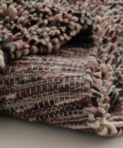 Hochflor Wollteppich - Aurelia lila - close up, thumbnail