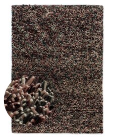 Hochflor Wollteppich - Aurelia lila - overzicht, thumbnail