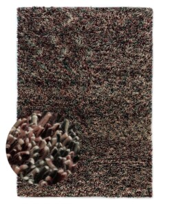 Hochflor Wollteppich - Aurelia lila - overzicht