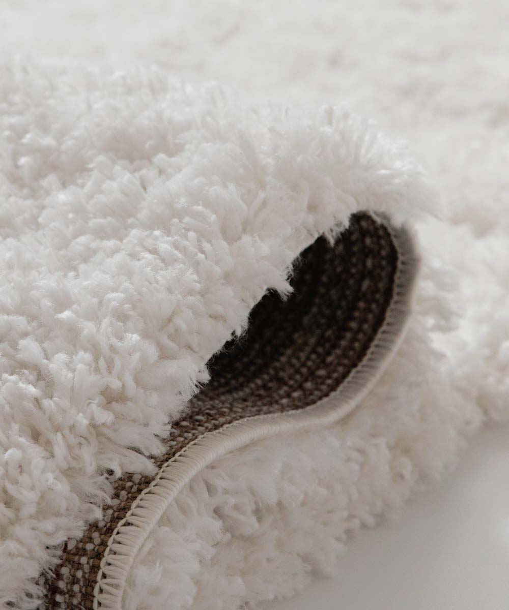 Hochflor Läufer - Cozy Shaggy Weiß - close up Hochflor Läufer - Cozy Shaggy Weiß - close up