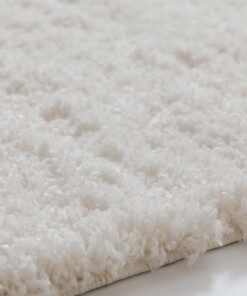 Hochflor Läufer - Cozy Shaggy Weiß - close up