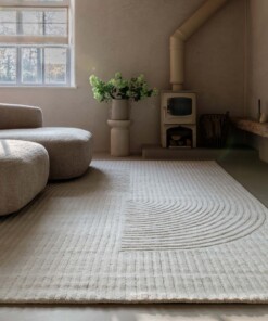 Japandi Teppich - Balans Elfenbein - sfeer