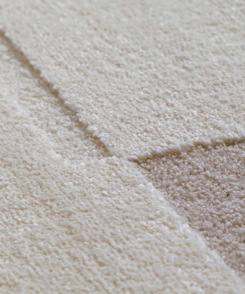Skandinavischer Teppich - Ridge Nari Creme/Beige - close up Skandinavischer Teppich - Ridge Nari Creme/Beige - close up