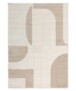 Skandinavischer Teppich - Ridge Nevi Creme/Beige - overzicht, thumbnail