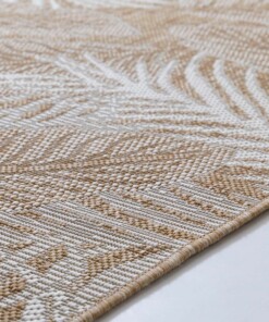 Outdoor Läufer Jute Optik - Borealis Beige/Creme - close up, thumbnail