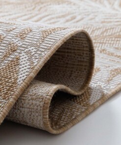 Outdoor Läufer Jute Optik - Borealis Beige/Creme - close up