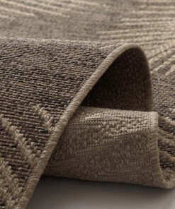 Balkonteppich in Jute Optik - Cana Palma Beige - close up