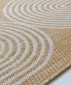 Outdoor Läufer Jute Optik - Serenity Beige/Creme - close up